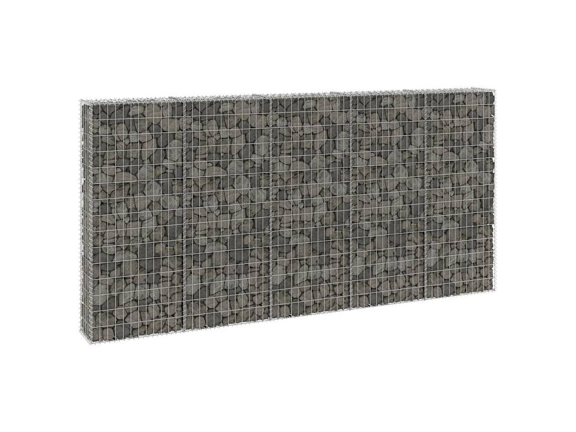 Muro De Gaviones Con Cubiertas Acero Galvanizado 300x30x150 Cm
