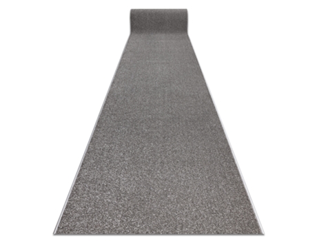 Alfombra de Pasillo Karmel Llanura, Un Color Gris 80 cm