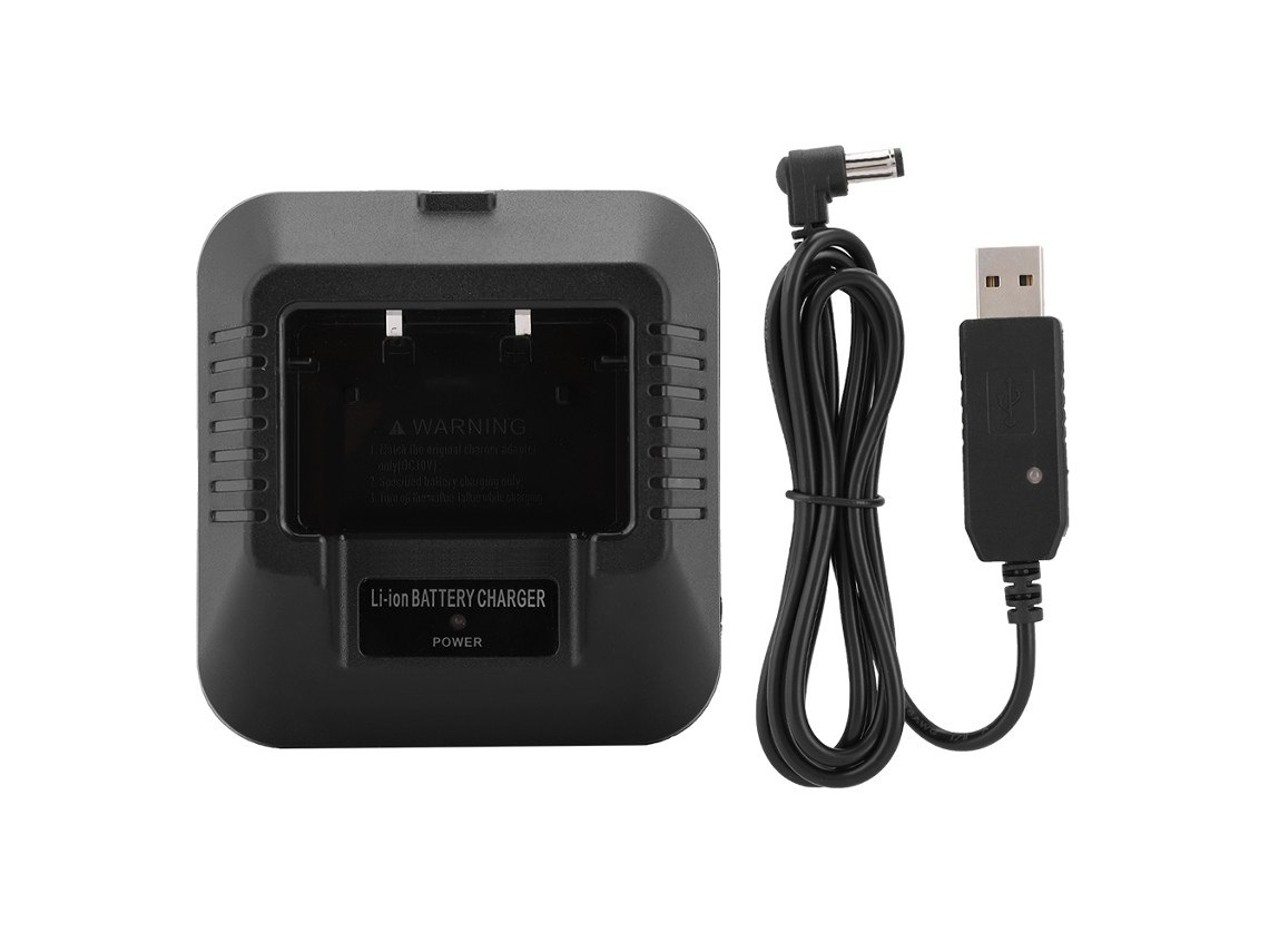 Cargador De Batería Para Walkie-talkie Baofeng Uv-5r Dm-5r Plus (ue/ee. Uu./reino Unido/australia/usb) Para Coche