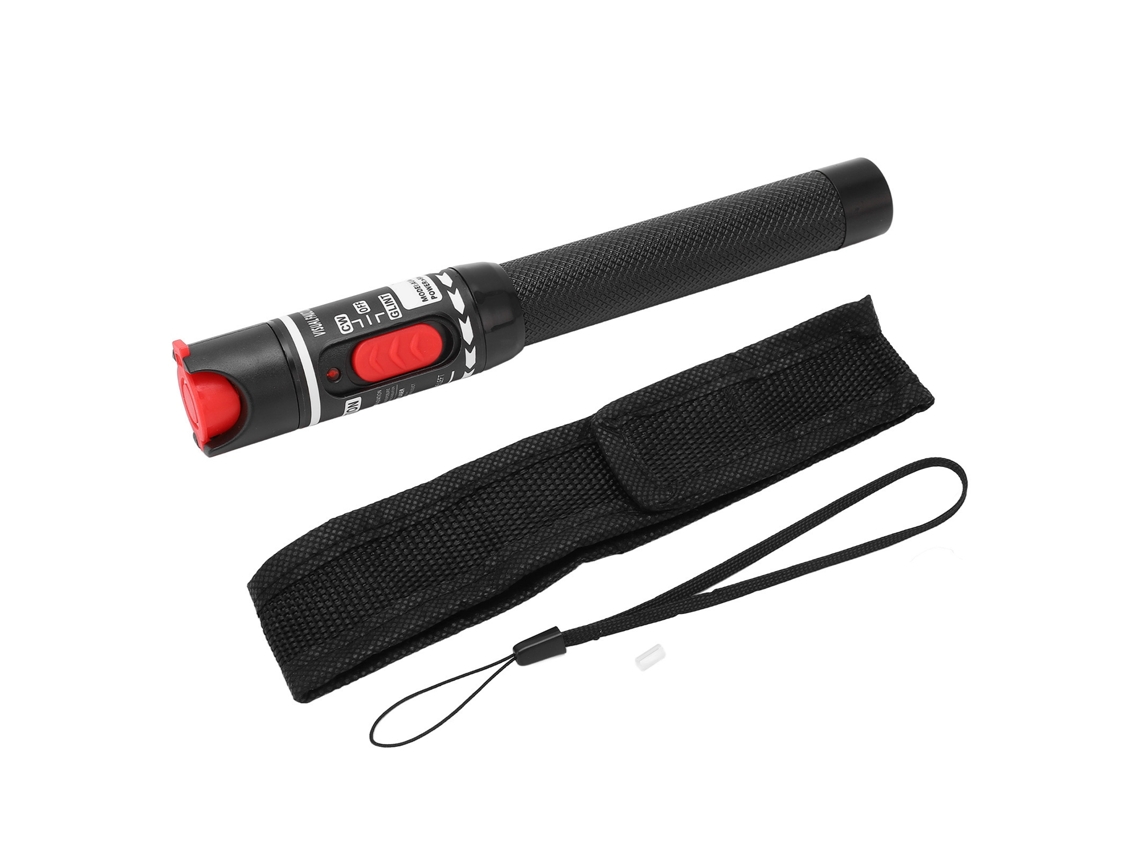 Vfl Red Light Pen Localizador Visual De Fallos Fibra Óptica 50km 50mw Metero Cable Fibra Óptica
