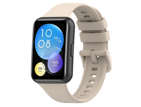 Correa de Silicona impermeable para Huawei Watch Fit 2 - beige