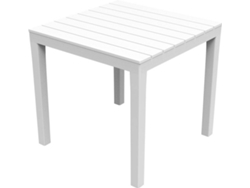 Mesa de Jardín PROGARDEN Bali (Blanco - Polipropileno - 78x78x72 cm)