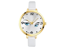 Reloj De Pulsera Lvpai Cute Sea Maid Para Mujeres Y Niñas Con Correa De Malla Dorada.