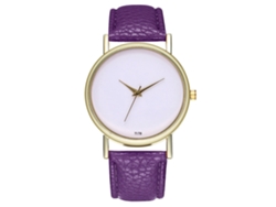 Reloj De Cuarzo Elegante Y Fashion Unisex Para Parejas Regalo (morado)