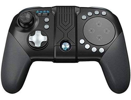 Controlador móvel para a maioria dos jogos, gamepad móvel joystick controlador de jogo sem fio para android / ios(preto)