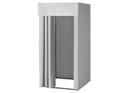 Cabina de Pruebas Portátil 99x99x198cm con Cortina Opaca Tekmaquinas