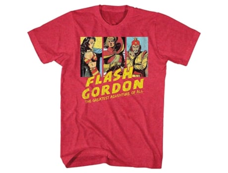 Camiseta ROCKINSTONE La mayor aventura de todos Flash Gordon playera (XXL)