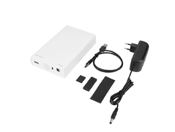 Caja Externa Para Ssd Sata De 3.5 Pulgadas, Usb 3.0, 6gbps, Color Blanco