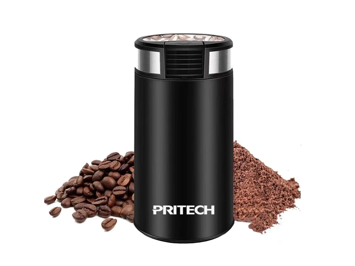 Molinillo de café eléctrico, cuchilla de acero inoxidable, capacidad de 50 g, libre de BPA. Mdug