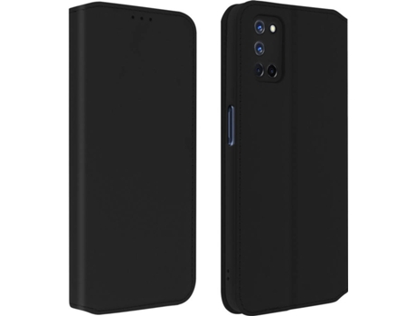 Funda Oppo A72/A52 AVIZAR Libro Billetera Negro
