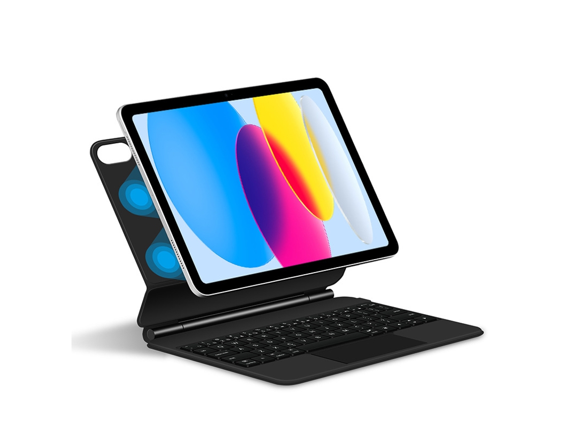 iPad Air de 13 pulgadas con Magic Keyboard, soporte flotante Easy Set, trackpad multitáctil de precisión, retroiluminado, Viewleaf negro (m2 M3)