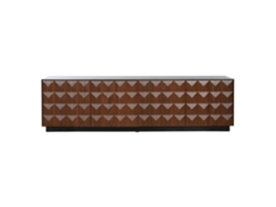 Mueble Tv Mdf Rombos Negro 161,2x40x45,5cm