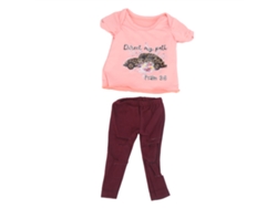 Rebe-ropa Para Muñecas 18 Pulgadas, Conjunto De Pantalones Y Camisa Manga Corta, Ropa Para Muñecas Recién Nacidas Qd18-051