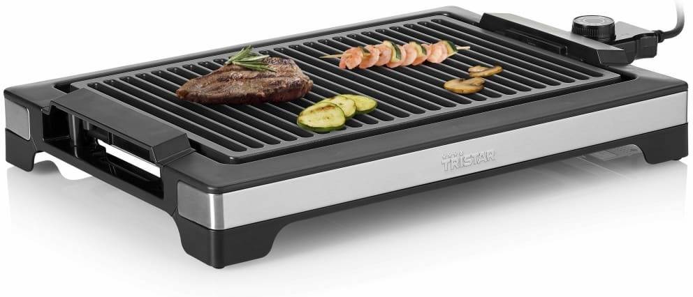 Tristar Bp2780 Parrilla y barbacoa – superficie cocinar 37 25 cm 2000 w placa 37x25 37x25cm 2000w