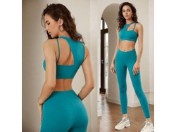 2026-conjunto De Brassier Deportivo Antichoque Y Pantalones De Deporte De Cintura Alta Para Yoga, Correr Y Fitness