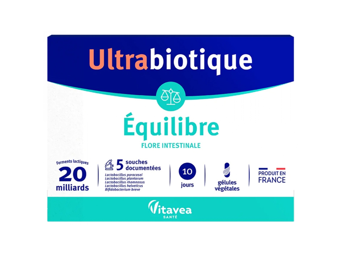 Ultrabiotique Equilibrio 10 Cápsulas Vegetales VITAVEA