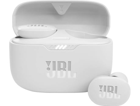 Auriculares Bluetooth True Wireless JBL Tune 130NC (In Ear - Micrófono - Noise Cancelling - Blanco)