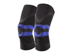 Rodillera De 2 Piezas Con Correa De Silicona Y Manga De Compresión Acolchada Para Correr, Hacer Ejercicio Y Practicar Deportes.