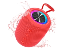 Altavoz Bluetooth BT5.3 inalámbrico portátil de 20 W con graves potentes y múltiples modos de iluminación LED dinámicos, resistente al agua IPX6.