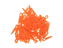 100 Cuchillas De Plástico Naranja Para Cortacésped Stihl Polycut 2-2 3-2 Accesorios