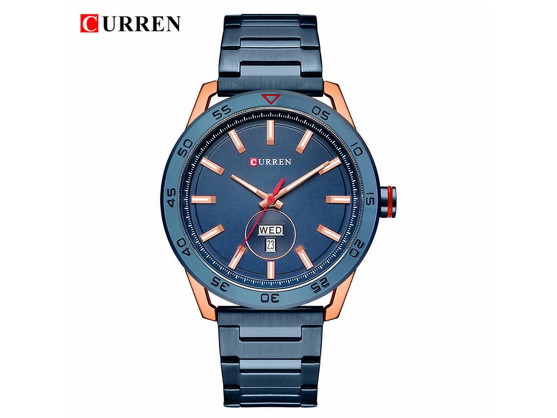 Reloj De Cuarzo Resistente Al Agua, Reloj Con Correa De Acero Delgada, Reloj De Moda Para Hombre.