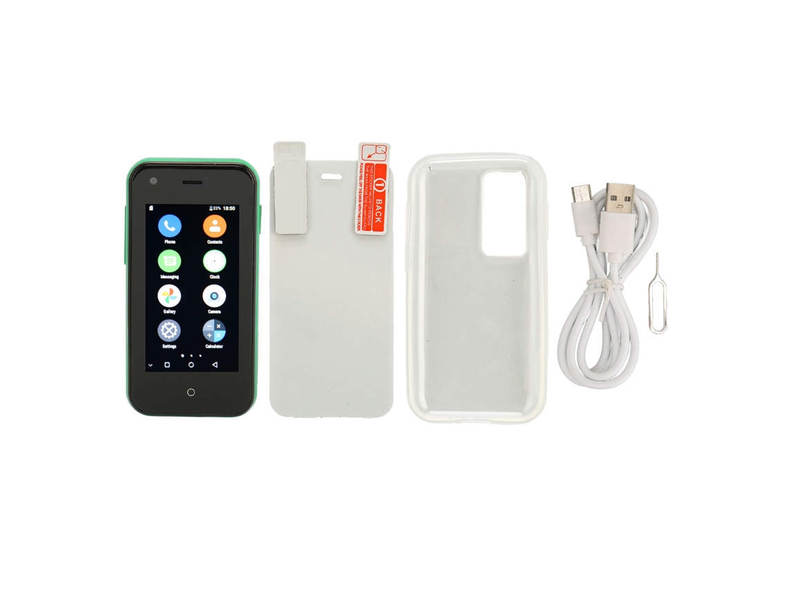 Teléfono Móvil Soyes D18 Mini 3g Para Android, Smartphone De 2,5 Pulgadas, Wifi, 1 Gb, 8 Gb, Cuatro Núcleos, Para Estudiantes, Color Verde Fresco.