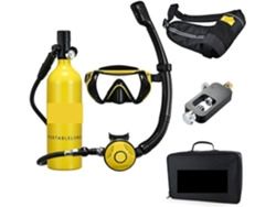 Mini Botella De Buceo, Tubo De Snorkel, Rebreather, Equipo Portátil De Apnea