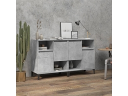 Lovely Home Aparador 2 Pzs 60X35X70 Cm Derivados de Madera Gris Cemento