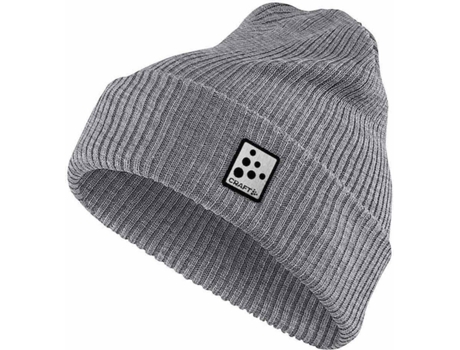 Sombrero para Hombre CRAFT Core Rib Tricotar Gris para Montaña (Tamaño Unico)