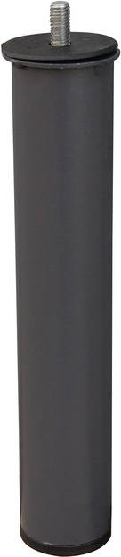 Conjunto de Patas para Camas COLCHUM 4 Unidades (Gris - Hierro - 27 cm)