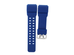 Correa de reloj de poliuretano suave de 15 mm para GG 1000 GWG 100 GSG 100 Azul