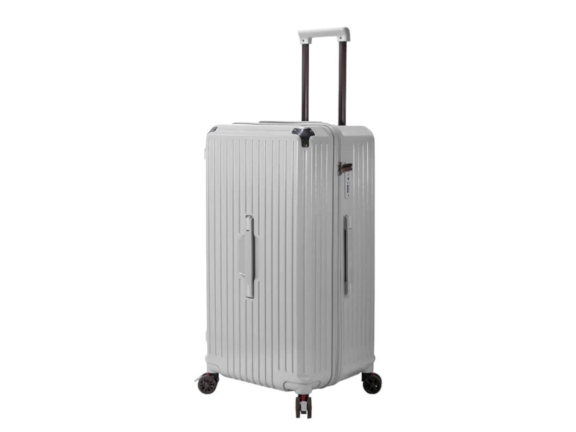 Maleta de viaje mediana / Trolley 63cm 5 ruedas Bz5790 Gris Benzi