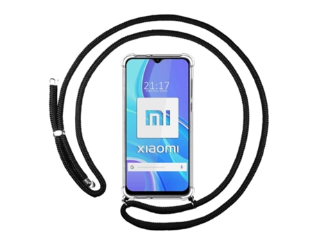 Carcasa Xiaomi Redmi 9 TUMUNDOSMARTPHONE Colgante Negro