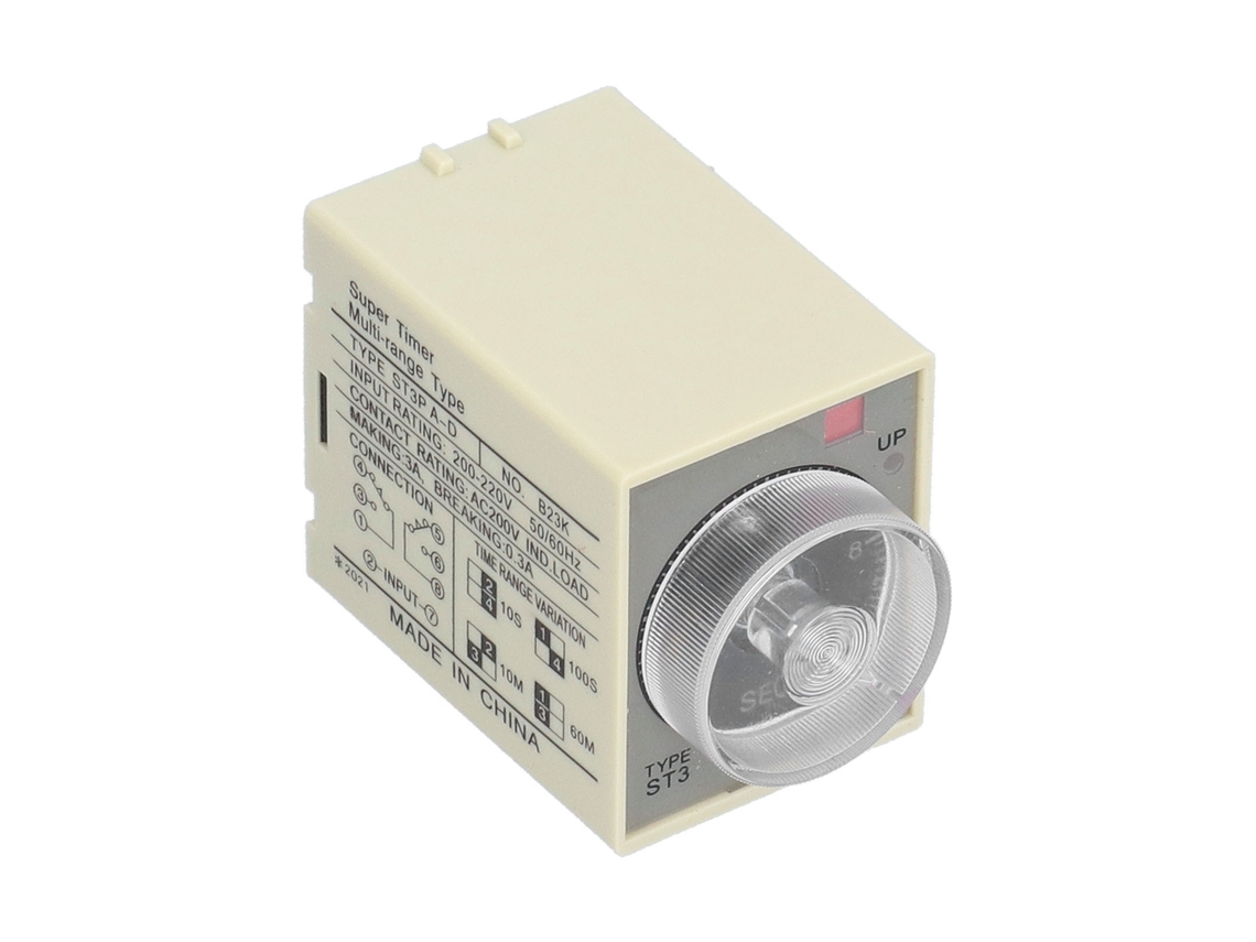 Relé De Tiempo Ajustable St3pad, Accesorio De Conexión Con Retardo, Repuesto, Ac220v
