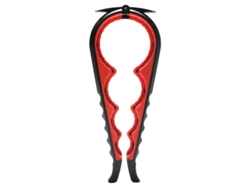Abrefrascos Para Personas Con Poca Fuerza (negro Y Rojo) - Manual, Antideslizante, Fácil De Usar