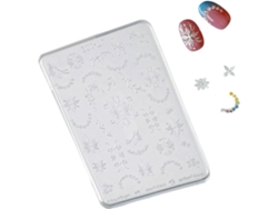 Kit de decoración de uñas de silicona SFUSHOS con diseños de flores y lazos.