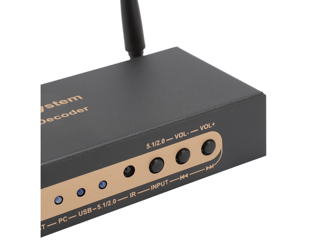 Decodificador de sonido (decodificación de 5.1 canales, interfaz HDMI 4K)