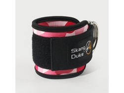Tobillera para ejercicio, fortalecimiento de piernas y glúteos, con ganchos Mdug (Camuflaje rosa, 1 pieza)