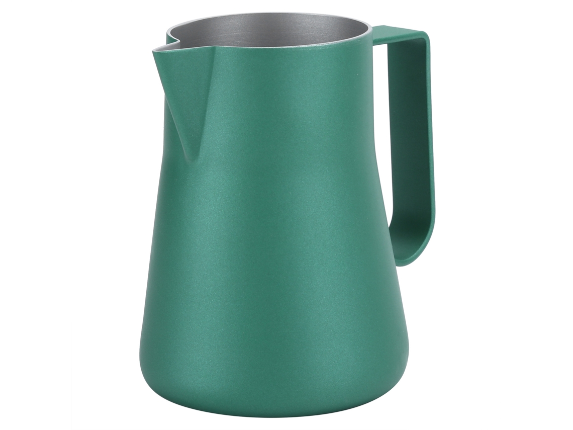 Jarra de acero inoxidable para espumar leche, ideal para café casero, 350 ml, color como se muestra en la imagen.