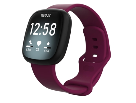 Correa INF Wbf-zhxss-16d Fitbit by Google Sense/Versa 3 (Silicona - Rojo - S)