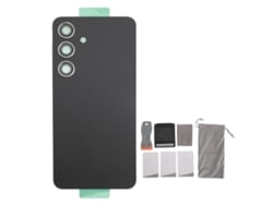 Tampa De Vidro Traseira Para Galaxy S24 Com Lente De Câmera Pré-instalada E Ferramentas De Reparo Preto