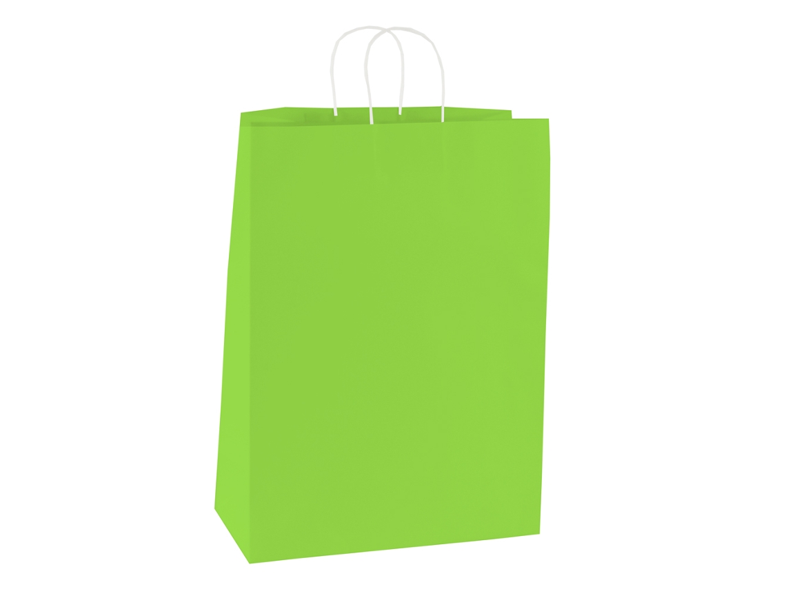Europrice - Saco Celulose Verde - Mn (27x37x12cm)