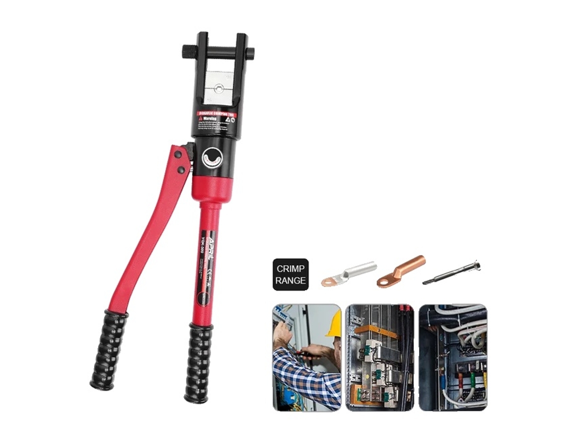 Crimpadora hidráulica, rango de crimpeado de 10 a 300 mm², compresión de terminales de cobre y aluminio, YQK 300 OEM