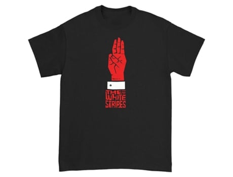 Camiseta ROCKINSTONE Tres Rayas Blanca (L)