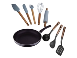 Juego de 8 piezas de utensilios de cocina de aluminio prensado Ø24x4,5cm Chef Sauce