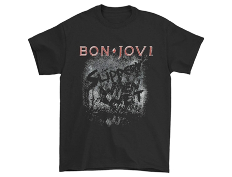 Camiseta ROCKINSTONE Bon Jovi More Slippery (Algodón - M)