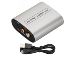 Adaptador Divisor De Audio Estéreo Analógico De 2 Canales Con Interfaz Multimedia Arc Hd Para Amplificador De Auriculares