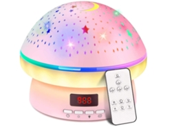 Juguetes para niñas y niños de 3 a 8 años, proyector de luz nocturna con estrellas y temporizador de rotación, luces centelleantes de Vledary.