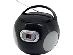 Radio Boombox CD SOUNDMASTER SCD2120SW (Negro  - Analógico - FM - Pilas y Corriente )
