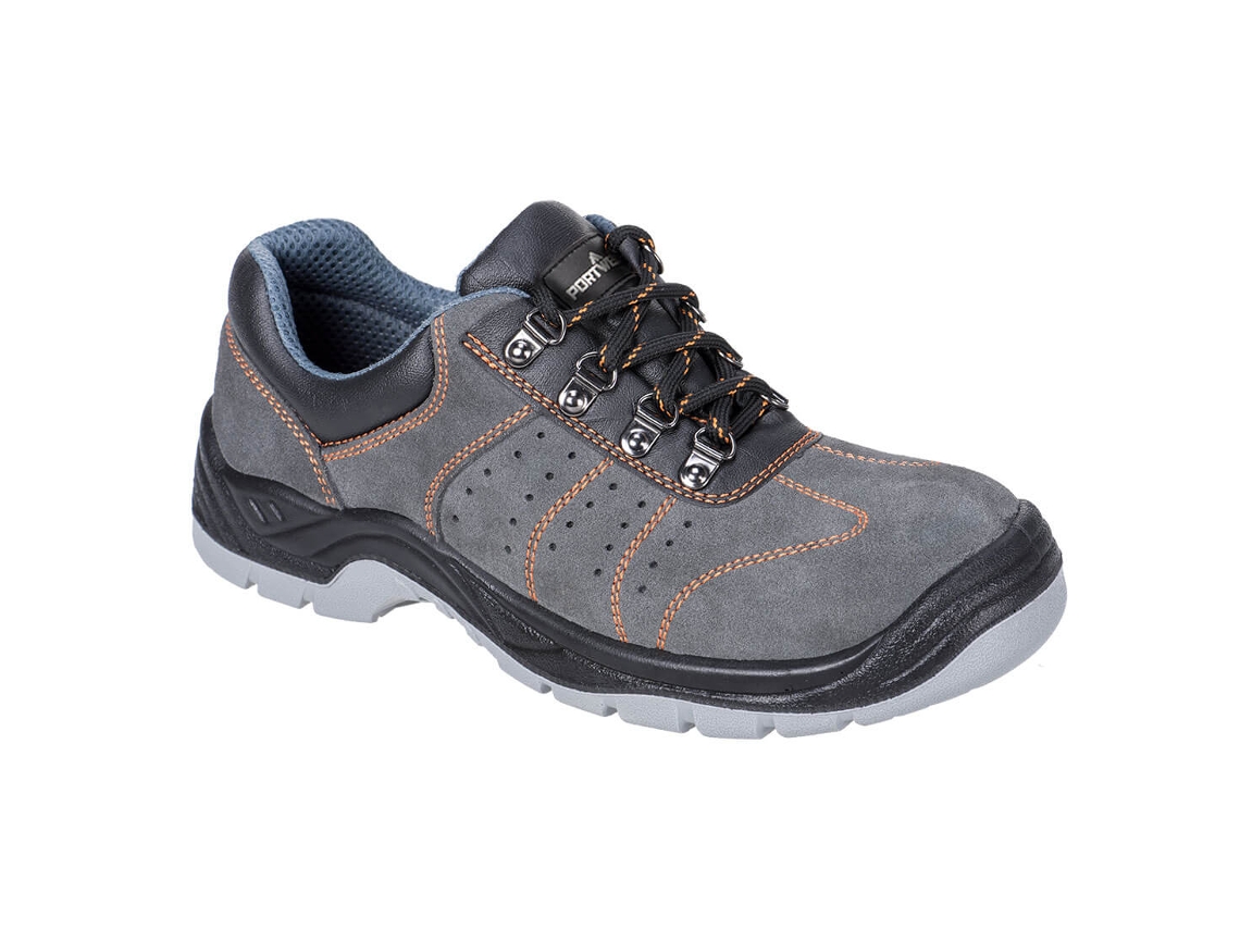 Zapato Deportivo Steelite Perforated Trainer S1p - Comodidad Y Transpirabilidad Gris / 44